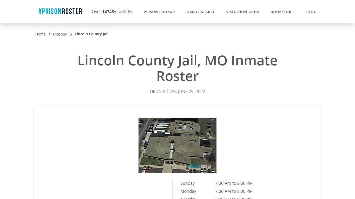 Lincoln County Jail, MO Inmate Roster